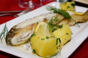 Forelle Müllerin mit Kartoffeln