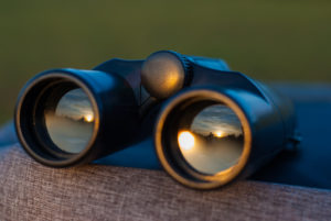 Ein Fernglas gehört zu jeder guten Anglerausrüstung dazu.